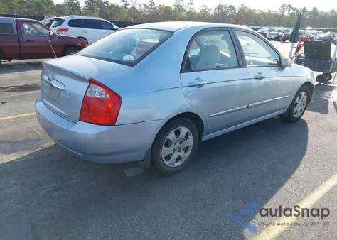 2006 Kia Spectra Ex/Lx/Sx из США, поврежденный, VIN KNAFE121165298283